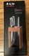 Global  Osaka 6-Piece Knife Block Set  New In Box