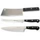 Wusthof Classic 7" Hollow Edge Santoku with 5" Fork Tipped Tomato and 8" Chef's