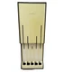 Cutco #1742 Plastic Wall Rack Hanging Knife Storage Tray Holder 5 Slot Vintage