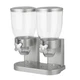 Honey-Can-Do Zevro /Gat202 Indispensable Dry Food Dispenser Dual Control Silver