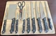 NEW Perfection Kitchen Cutlery Set includes Cutting Board, Sharpener, & Scissor