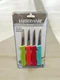 Farberware 3" PARING KNIFE SET  Plastic/Stainless Steel Kitchen #5215732 NEW