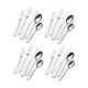 Westfield 20Piece Stainless Steel Flatware Set, Service for 4, Gourmet Basics