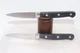 SABATIER 1 Plain Blade, 1 Serrated Blade, EST.1810 #18K772, Set of 2 Knives