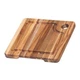 Teakhaus Marine Cutting Board with Juice Groove - Small Square Bar Cutting Board