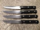 (4)‼️J.A. HENCKELS INTERNATIONAL‼️31469-120 FINE EDGE PRO‼️4 3/4&rdquo; STEAK KNIFE‼️