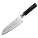 Babish 6.5 Inch High-Carbon Stainless Steel Full Tang Santoku Knife in Black