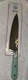 MARTHA STEWART 8 Inch Forged Triple Riveted Stainless Steel Chef Knife