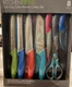 KitchenTrend Soft Grip Color Handle 8pc Cutlery Set + Covers NEW IN BOX