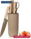 Knife Set, Wiztoynia 6-Piece Coffee Kitchen Knife Set for Home, Anti-Rust Non-st