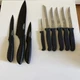 Ginsu Classic 6 PC Gourmet Cutlery Set And Cuisinart Knives 3pc Lot