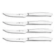ZWILLING 4-pc Serrated Mignon Steak Knife Set, Stainless Steel