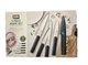 Joie 5-Piece Kitchen Knife Set Stainless Steel with Ergonomic Handles