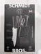 Schmidt Bros Cutlery Highline 14pc Forged Knife Block Set Black/Silver. New