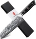 TURWHO Professional Santoku Knife 7 inch - Classic Damascus Pattern