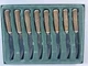 8 pc Big Sky Carvers Faux Antler Stainless Steak Knives Set Knife Original Box^