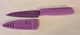 Kuhn Rikon Colori Non-Stick Paring Knife with Safety Sheath, 4", Two-tone Purple
