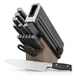 Ninja K52015 Foodi NeverDull 15 Piece Premium Knife System Wood Series Walnut