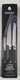 Babish 3-Piece German High-Carbon Steel Cutlery Set w/Kitchen Knife Roll