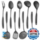 Lazycorner Kitchen Utensil Set 9-Piece Stainless Steel 304 Polished Mirror Finis
