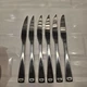 Oneida MODA (GLOSSY)  18/10 Stainless Flatware - Steak Knives SET of Five (5)