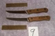 SET/2 CHICAGO CUTLERY #103S STEAK KNIFE WALNUT 4" BLADES #9