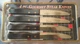 Set of 4 Vintage Tramontina Gourmet Steak Knives 5-inch Blade Polywood Handle