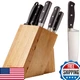 Retailer Basics 9-Piece High-Carbon Stainless Steel Kitchen Knife Set Ergonomic