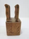 Chicago Cutlery 103S 6 Piece Knife Wooden Handle Set with Block