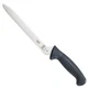 Mercer Culinary Millennia Black Handle 8 In Offset Wavy Edge Carbon Steel