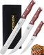 Naitesen 3PCS Professional Brisket Carving Knife Set, Butcher Knife, Very Sha...