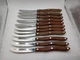 Vintage Cutco 1059 Steak Knives Wood Handled Serrated Edge - Lot of 11