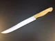 Vintage CARVING KNIFE LIFETIME CUTLERY JET CUT 12.5" Stainless Steel D 400