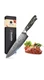 Kuwata Chef Knife, 8 Inch Damascus Professional Black Gold Series Chefs Knife...