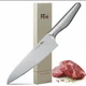 TURWHO 8inch Chef Knife German Stainless Steel  Professional Kitchen open box