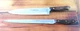 Lifetime Cutlery Jet Cut Stainless Steel  Chef Knife D 400 and Bread Knife