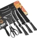 NEW Kunzhisheng 6 Piece Knife Set ER-0238A Sharp Blade Soft Handle Daily Use
