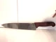 I. FORSCHNER VICTORINOX 40624 10" Blade Chefs Knife Swiss Fibrox Red
