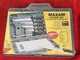 Maxam 8pc Cutlery Set Cutting Board Storage Case Triple-Rivet Stainless Steel