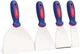 WORKPRO 4-Piece Putty Knife Set, Stainless Steel Made - Perfect for Drywall Spac