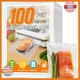 FUNFERY Precut Vacuum Sealer Bags for Food, 100 Gallon 11" x 16", Food Long-Term