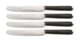 Swiss Classic  Table Knife Set,  Set of 4 - Black, Made In Switzerland 🇨🇭