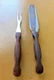 Cutco No 28 USA Spatula Wood Handle and Cutco Small Carving Fork # 26