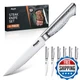 Huusk Japanese Steak Knives Set Of 6-4.5 Serrated Steak Knife Set Dishwasher