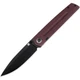 Artisan Sirius Liner Folding Knife 3.5" AR-RPM9 Steel Blade Red Micarta Handle