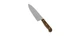 Chicago Cutlery 42SP Knife Walnut Tradition Stainless Steel Chef's 1 pc Satin