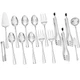 KINGSTONE 16-Pc 18/10 Stainless Steel Serving Utensils Set - Buffet, Party, Kitc