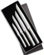 Rada Cutlery 4-Piece Wedding 3.25, 4.88, 5.38, 7" blades, Silver Handle 