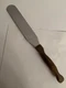 Vintage No. 28 CUTCO CAKE ICING SPATULA SPREADER KNIFE Classic Brown Handle