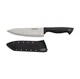Farberware EdgeKeeper 6&rdquo; Chef Knife Self-Sharpening Cover Black 530175 New